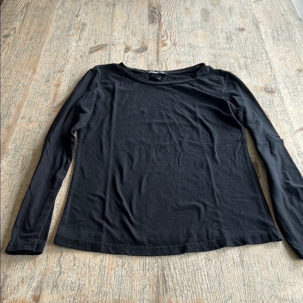 Black Long Sleeve Top